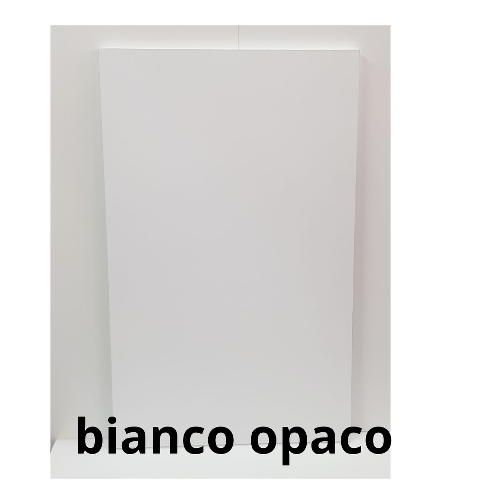 ante per mobili cucina e mobili vari in legno melamminico colore bianco opaco vista frontale 