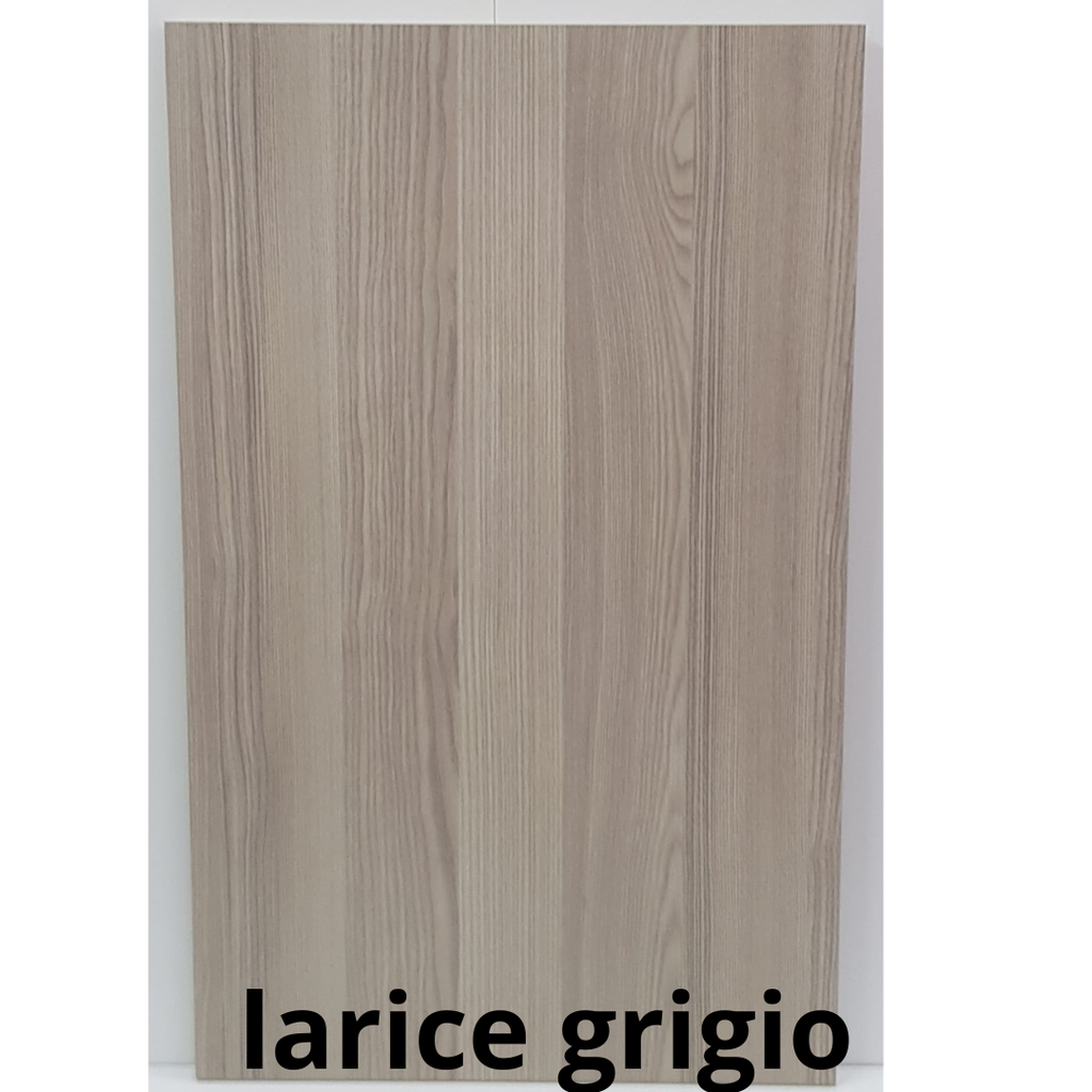 ante per mobili cucina e mobili vari in legno melamminico colore larice grigio vista frontale 