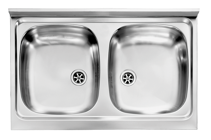 Mobile sottolavello con lavello Acciaio inox + Pensile Colapiatti vari colori