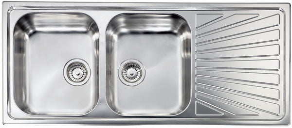 lavello_cucina_acciaio_inox_serie_incasso_modello_cometa_della_cm_italia_gioelli_d'acciaio_due_vasche_a_sinistra_con_vasche_elettrosaldate