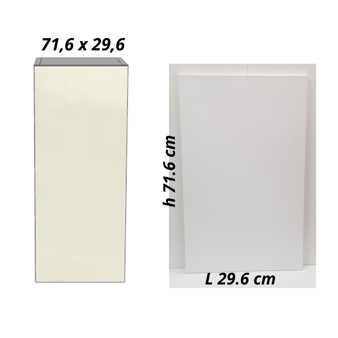 misure anta da 15 altezza 71,6cm larghezza 29,6cm spessore 18mm