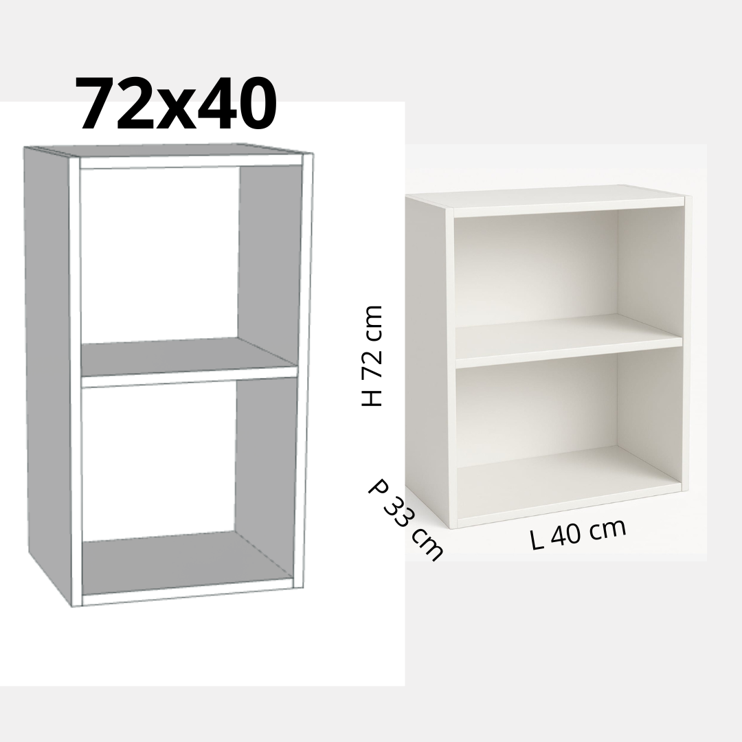 pensile cucina colore bianco opaco altezza 72cm larghezza 40cm e profondità 33 cm