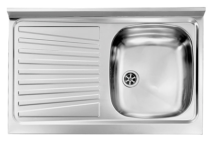 Mobile sottolavello con lavello Acciaio inox + Pensile Colapiatti vari colori