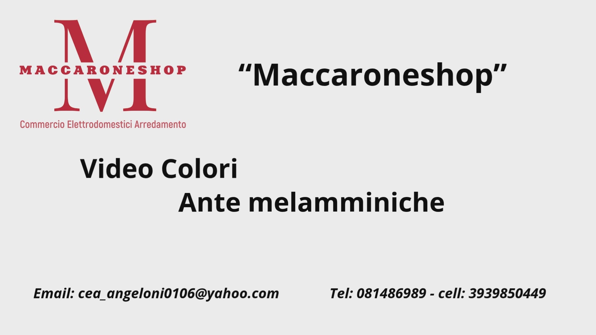 video colori ante in legno melamminico per mobili cucina e mobili vari